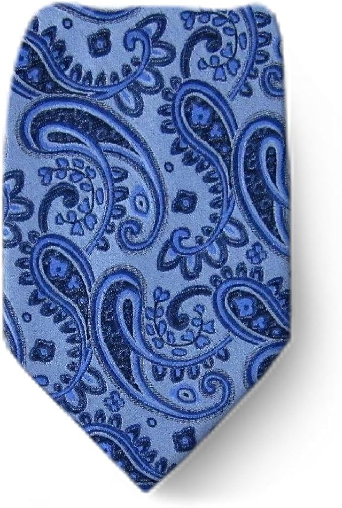 Blue - Black Necktie - By The-Perfect-Necktie at Amazon Menâs Clothing store