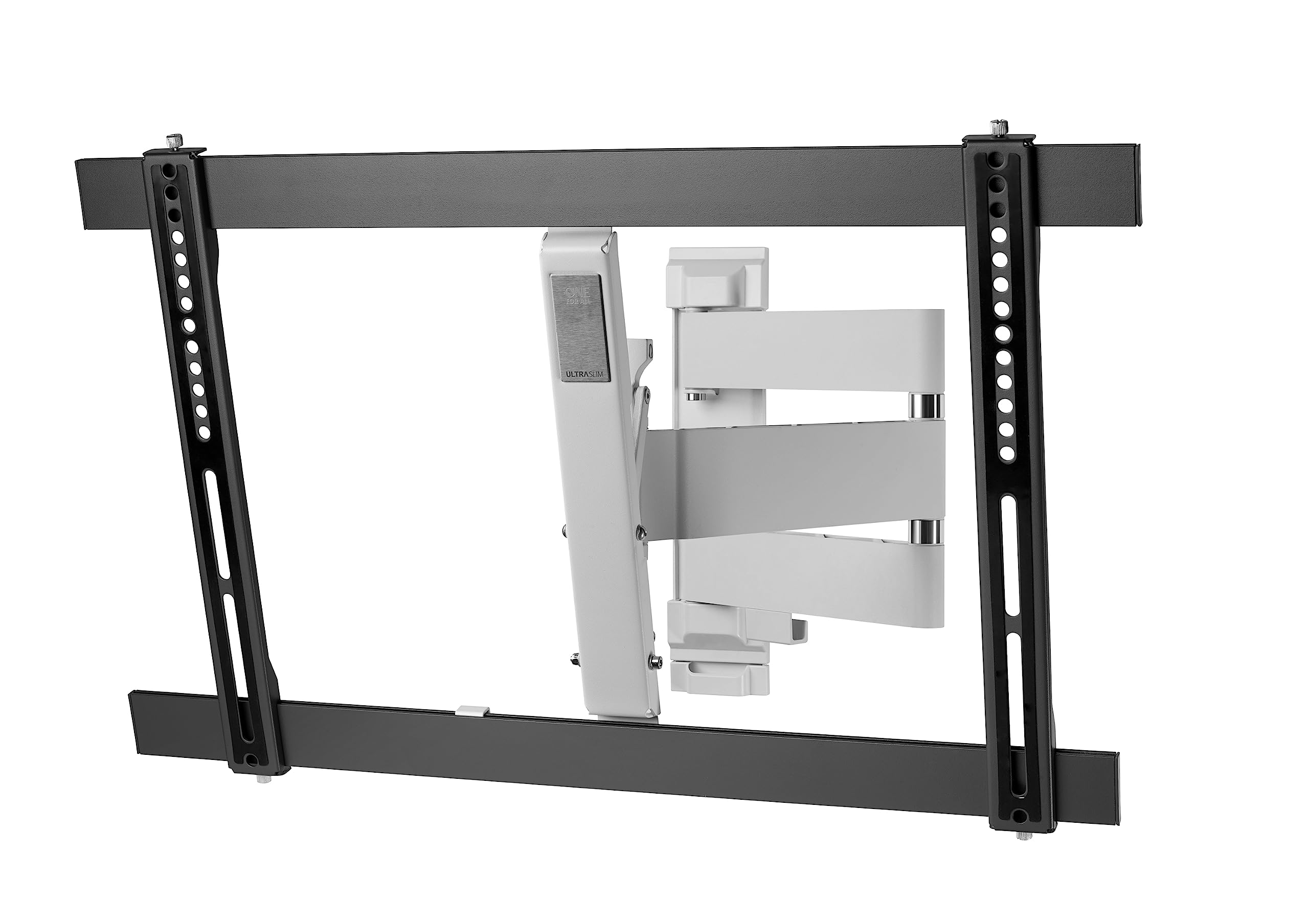 One For All TV Wall Bracket Mount Screen size 32-90 Inch For All types of TVs (LED LCD Plasma) 20° Tilt 180° Swivel Max Weight 40kgs VESA 100x100 to 600x400 WM6651, black/white