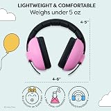 Friday 7Care Baby Ear Protection Pink Noise Cancelling Headphones 0-24m view 3