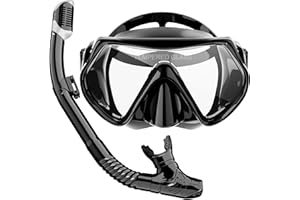 Felidel Snorkeling Gear for Adults, Snorkel Mask Adult Dry Top Snorkel Set with Panoramic View Anti-Fog Scuba Diving Mask for Snorkeling Swimming Travel, Snorkeling Kit Diving Packages