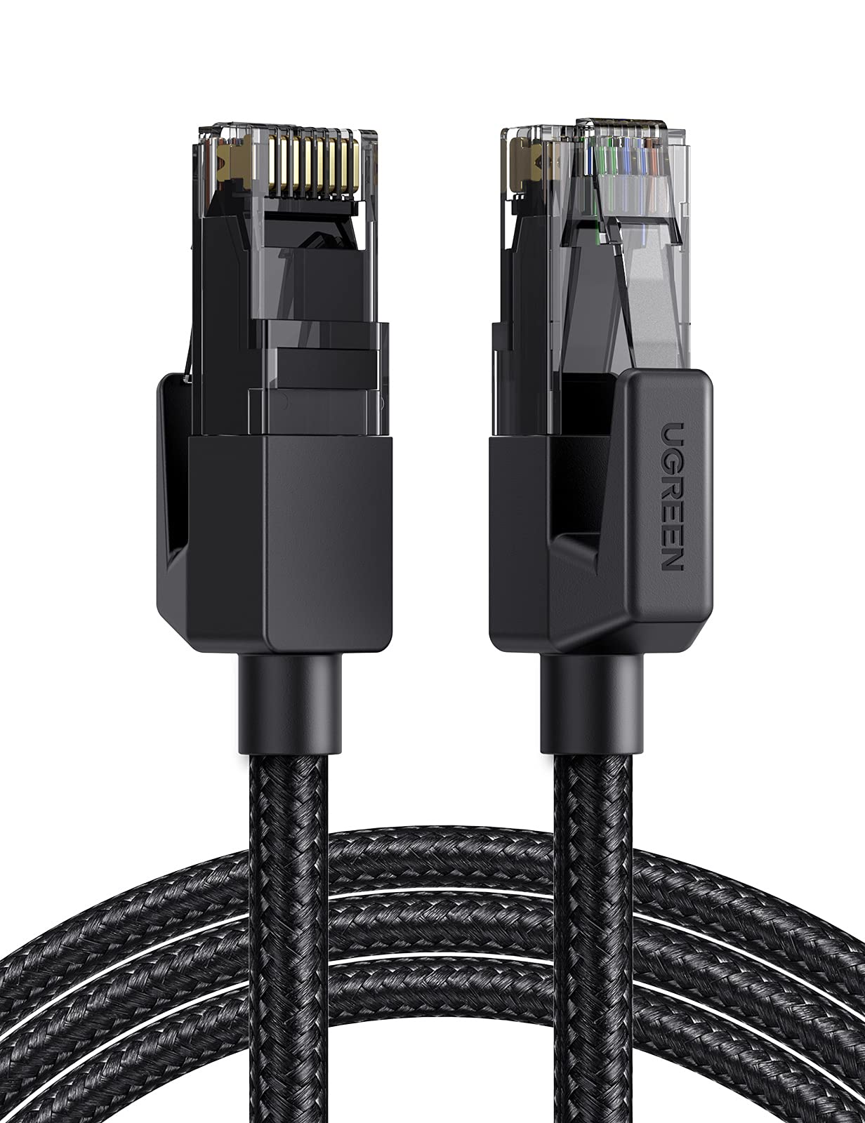 UGREEN Ethernet Cable 3M, High-Speed Gigabit Cat 6 Network Cable, POE 1000Mbps 250Mhz/s Braided Internet Cable RJ45 LAN Patch Cord Compatible with Router, Modem, Smart TV, PC & Laptop, PS5/PS4 Switch