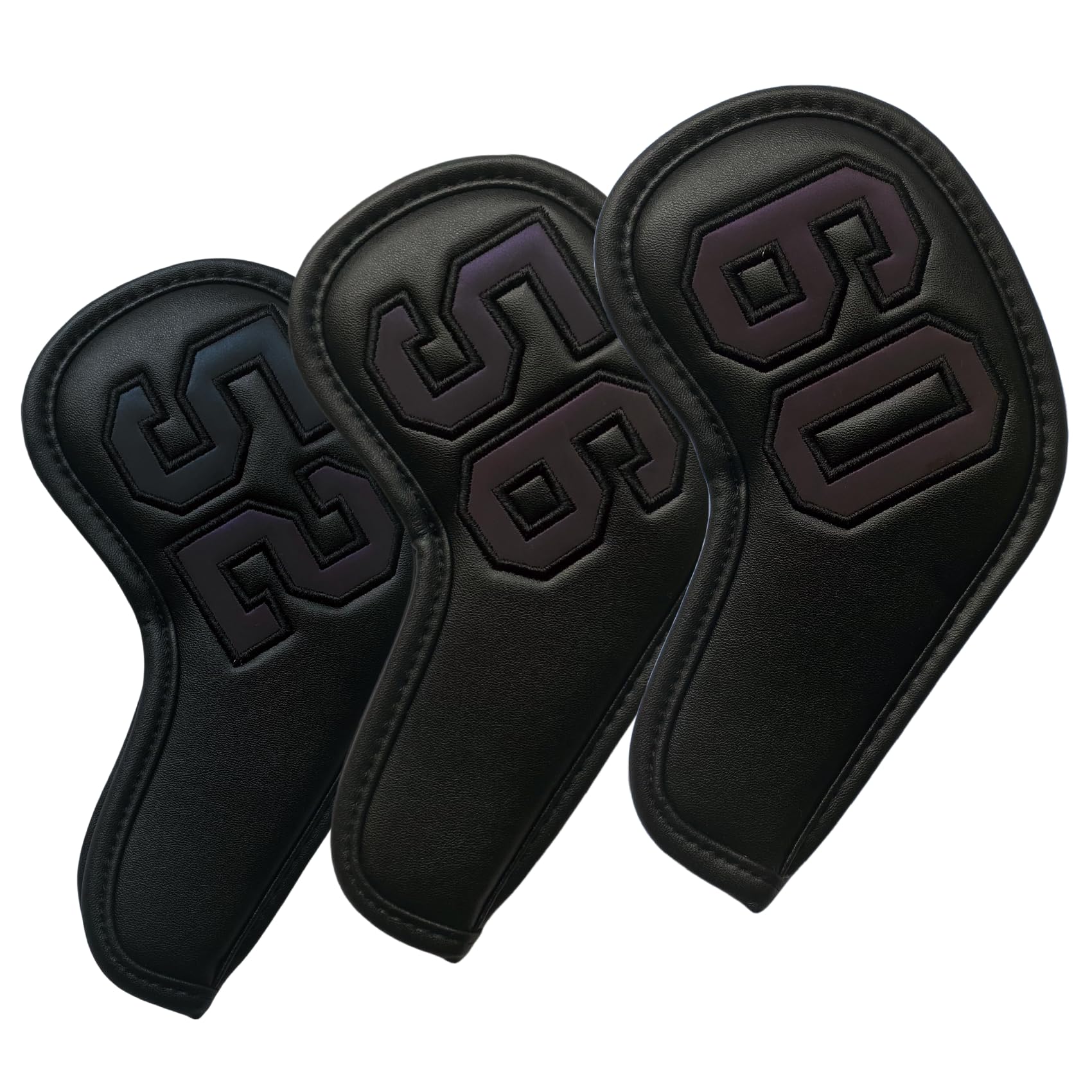 Photo 1 of 1Pc Magnetic Golf Iron Wedge Head Cover Or Set Golf 52 56 60 Wedge Covers - Synthetic Leather Golf Club Covers Wedge with Large Number (3pcs (52 56 60)) (3pcs (52 56 60))