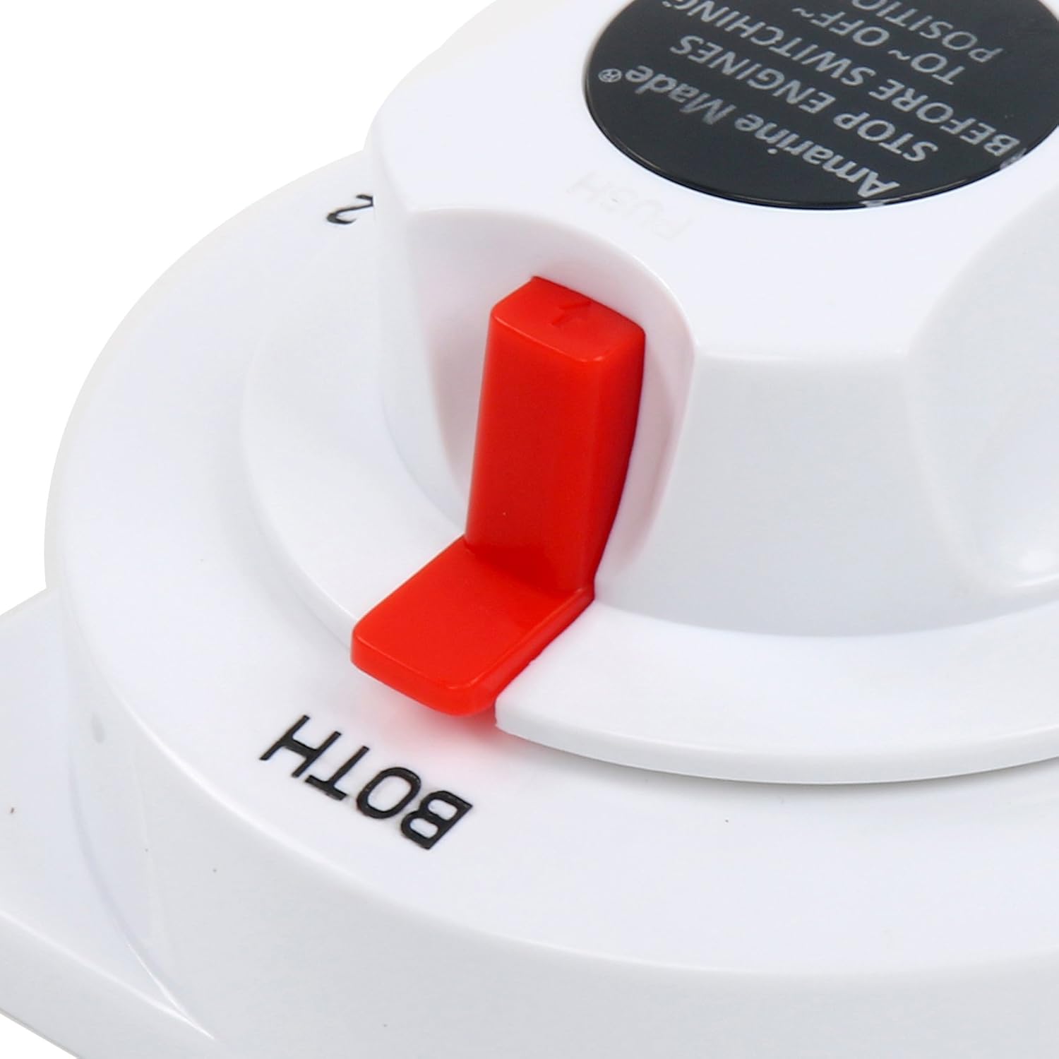 Amarine Made Battery Selector Switch White Distribution Marine Boat Battery Switch : Guest Battery Selector : Sports & Outdoors