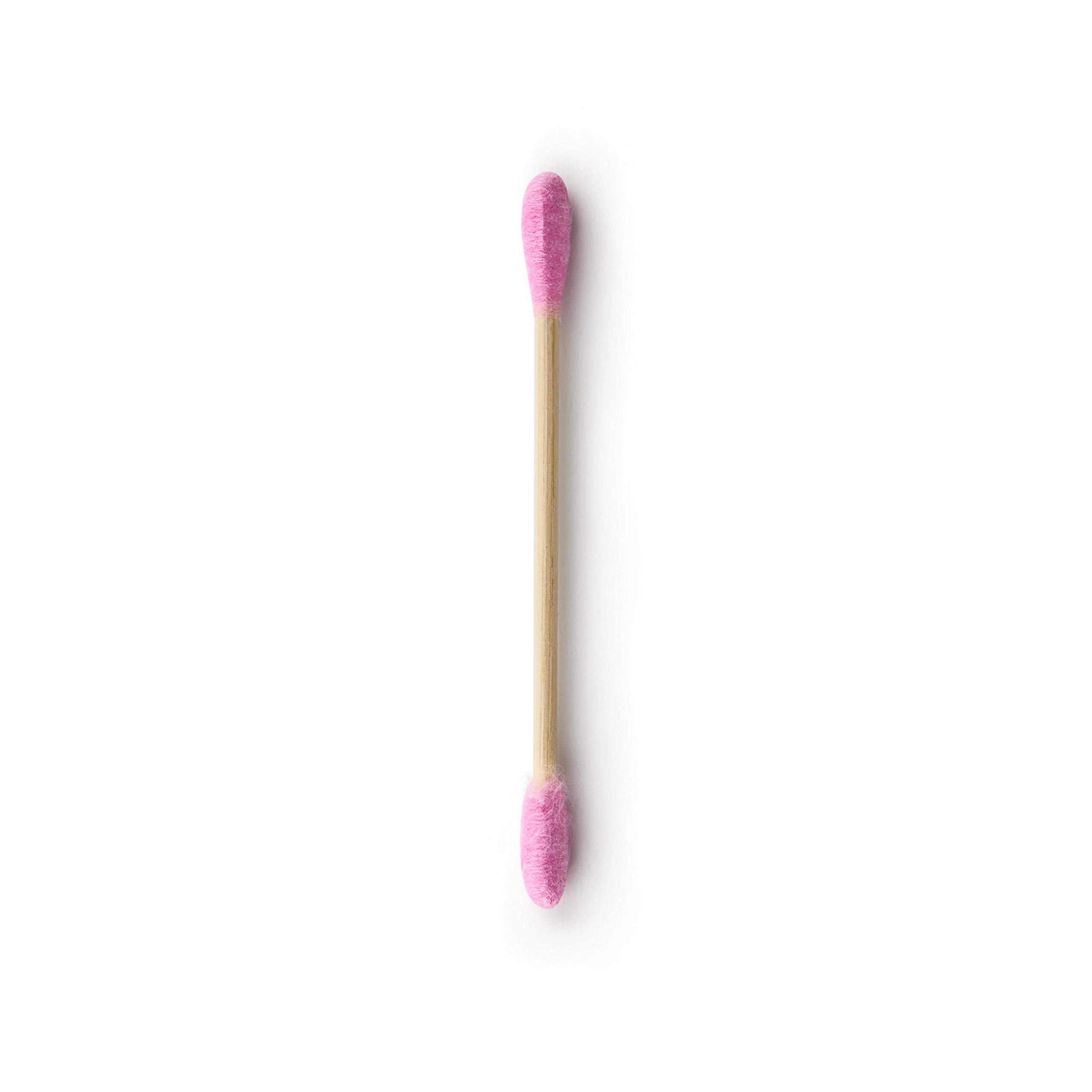 Humble Natural Bamboo Cotton Swab - Pink - 100 pcs.