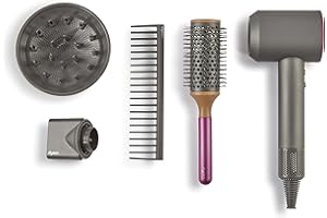 Casdon 73252 Dyson Supersonic Styling Set | Interactive Toy Hairdryer for Children Aged 3 Years & Up | Looks and Works Like T