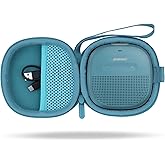 Lebakort Storage Case Compatible with Bose SoundLink Micro Speaker (Light Blue Case)