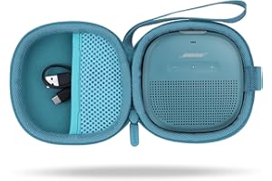 Lebakort Storage Case Compatible with Bose SoundLink Micro Speaker (Light Blue Case)