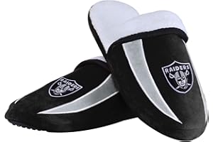 FOCO NFL Mens Football Team Logo Moccasin Slippers Shoes
