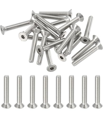 DTGN #6-32x1/4" Socket Head Cap Screws (100 Pack) – 304 Stainless Steel Hex Bolts For Bikes, Autos, & DIY Projects - View #8