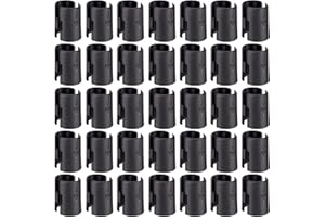 SNNALOSSES Wire Shelf Clips,54-Pack Wire Shelving Shelf Lock Clips for 1" Post Shelvings,27 Pairs Wire Rack Lock Clip Replacements for Metal Shelving Sleeves System