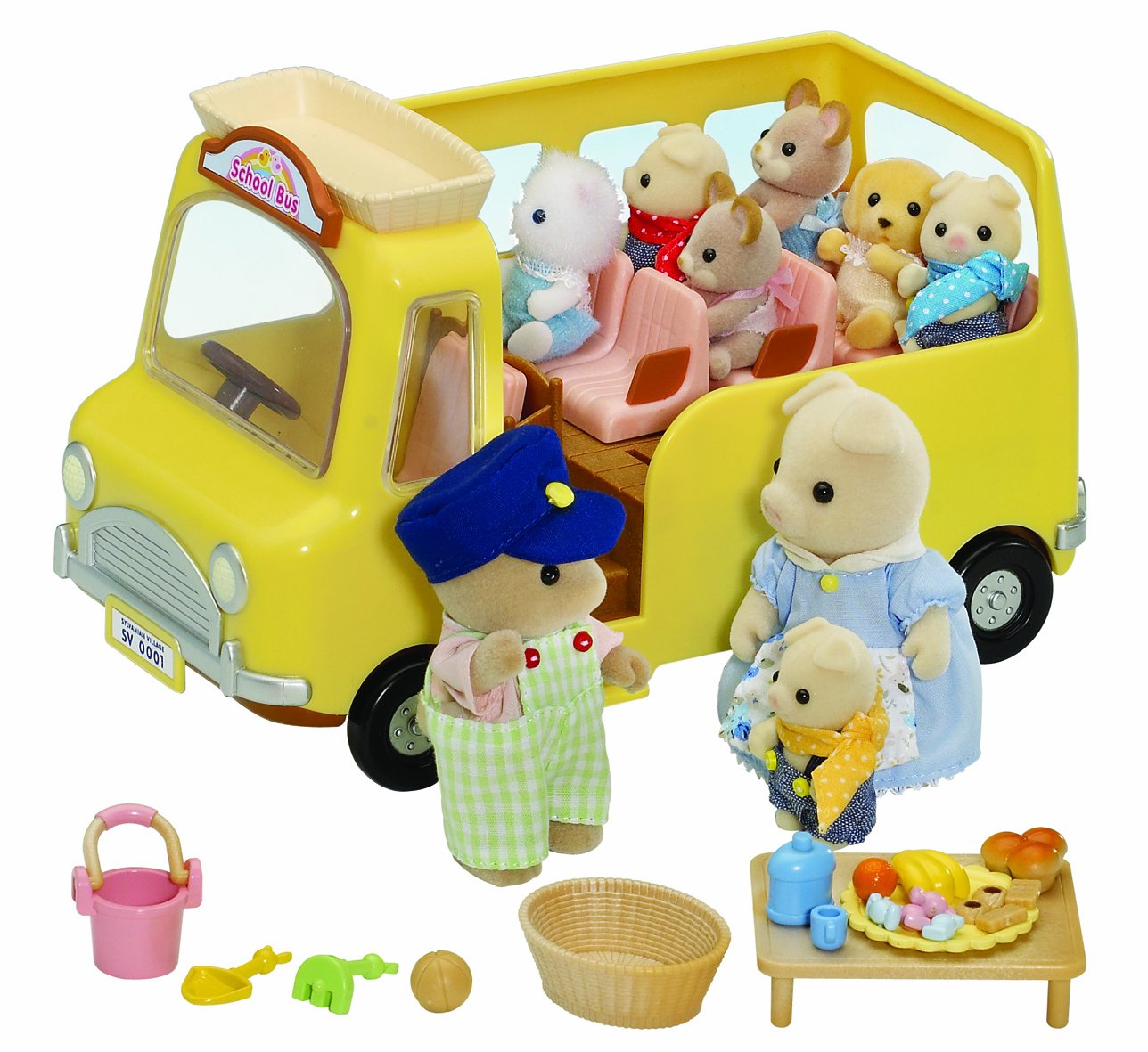 sylvanian families bus creche