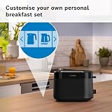 Bosch MyMoment Delight 2-Slice Toaster Matte Black Reheat Defrost view 5