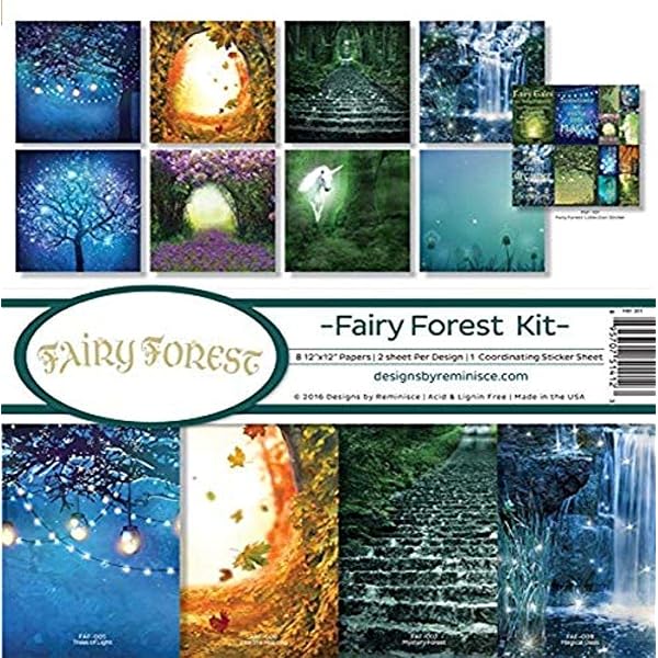 GARDEN FAIRY SCRAPBOOK PAPER: This Is A Double Sided Craft Paper, Used...