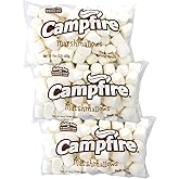 FireStix 3 Pounds of Campfire Large White Marshmallows - Made with Natural Vanilla, No Artificial Flavors - Great for Campfires, S'mores