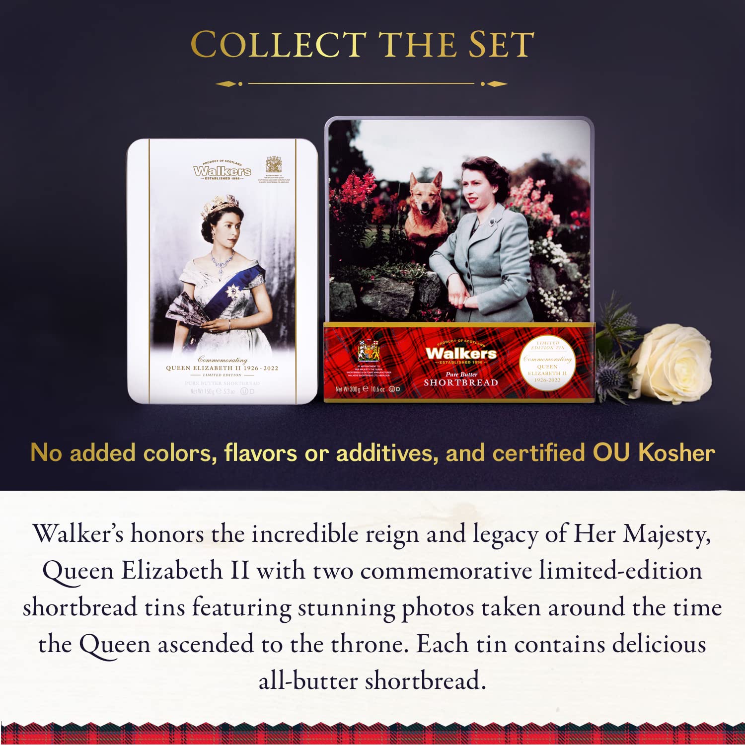 Walker's Shortbread Queen Elizabeth II Limited Edition Commemorative