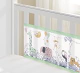 BreathableBaby Classic 3mm Mesh Cot Liner 120x60 or 140x70 Rainforest view 2