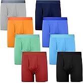 PROTIUM Boys’ Cotton Boxer Briefs 6-Pack/8-Pack – Soft, Breathable, Tagless Underwear for All-Day Comfort and Active Wear