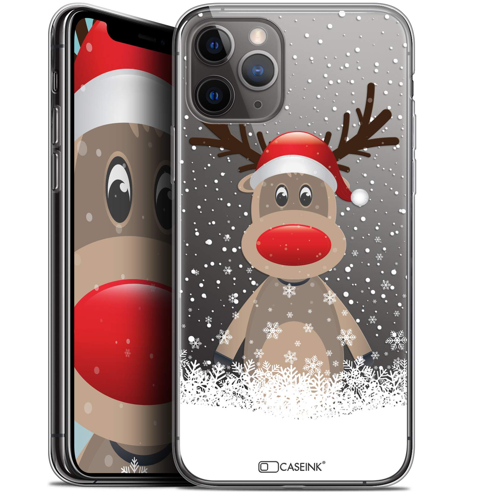 Apple iPhone 11 Pro Max 6.5" Case, Ultra Thin Christmas 2017 Deer with Hat