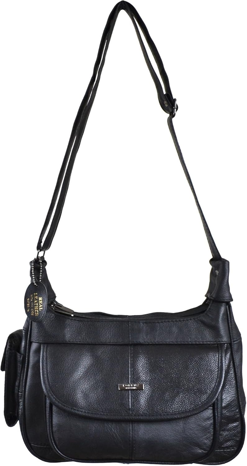 ladies leather shoulder bag