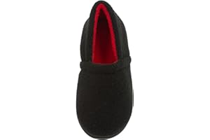 Skysole Fleece Slippers for Boys, Soft Kids Slippers with Closed Back