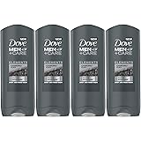 Dove Men+Care Elements Body Wash, Charcoal and Clay, 13.5 Ounce / 400 Ml (Pack of 4) Imported Version