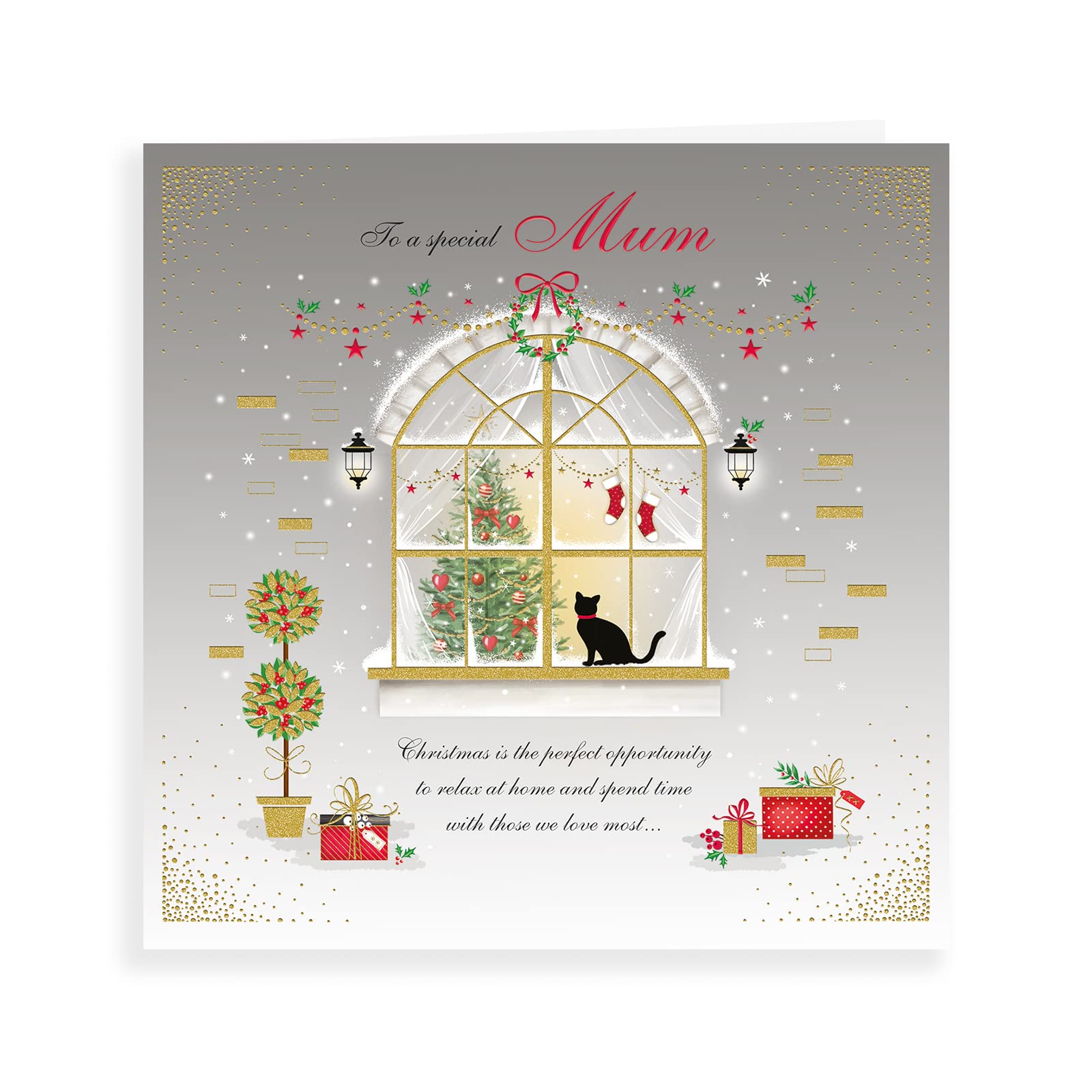 Piccadilly Greetings Group Ltd Classic Christmas Card Mum - 223 mm sq - Regal Publishing
