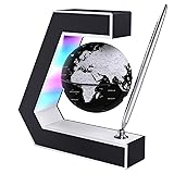 Floating Globe with LED Lights Magnetic Levitation