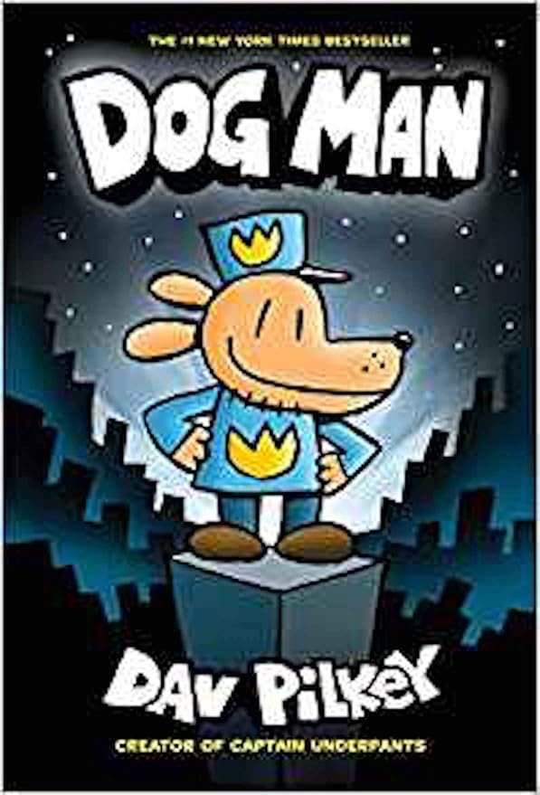 dog man book toys