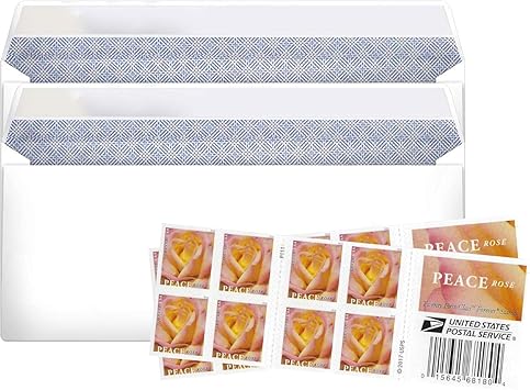 Teatralna Radom Pl My Postage Stamps Business Envelope Matching Peace Rose Postage Stamps 5 Booklet 100 Stamps Stamp Collecting Hobbies