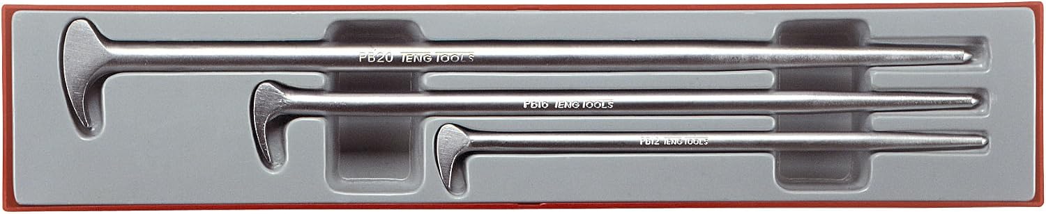 Teng TTXPB3Pry Bar Set (3 Pieces), Mehrfarbig