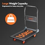 VonHaus Folding Platform Trolley 150kg Capacity Heavy Duty Platform Truck view 2