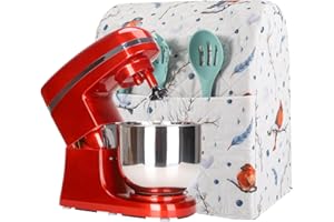TUYU Kitchen Aid Mixer Cover Compatible with 6-8 Quarts Kitchen Aid/Hamilton Stand Mixer/Tilt Head & Bowl Lift Model,Flower Print Mixer Cover Pioneer Woman Kitchen Accessories,Kitchen Aid Mixer Accessories