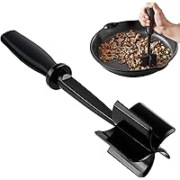 Meat Chopper, Hamburger Chopper, Premium Heat Resistant Meat Chopper Utensil,Ground Beef/Meat Chopper Tool,Meat/Potato…