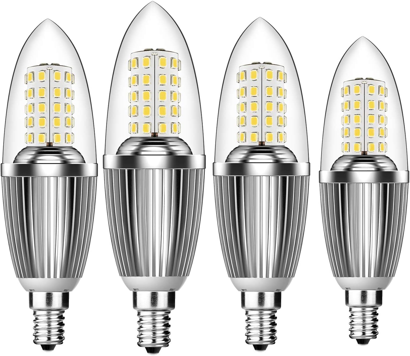 HZSANUE E14 LED Candle Bulbs 12W, 100W Incandescent Bulbs Equivalent, 6000K Daylight White,1350Lm