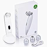 Blackhead Remover Vacuum | Deep Facial Pore Cleaner | Comedone Extractor Kit | Includes 4 Suction Head | For Women and Men | Acne Extraction.