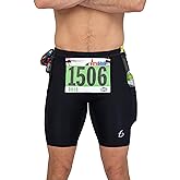 FlipBelt Men's Trail Run Compression Shorts