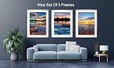 YiPinYin 60x80cm White Photo Frame 3 Pack with Acid Free Mount 50x70cm view 7
