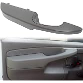 ECOTRIC Pull Handle Door Armrest Compatible with 2003-2019 Express | Interior; Compatible with 2003-2019 Chevrolet Express Van GMC Savana; Left Driver Side Replacement for 10388387 15817114