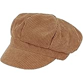 Danse Jupe Women Stripes Corduroy Newsboy Hat Visor Beret Artist Painter Hat