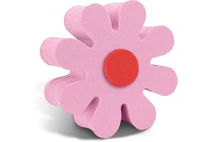 Surosha Daisy Car Antenna Topper, Car Antenna Decoration, Vehicle Roof Toppers Cute Daisy Aerial Ball Dashboard Accessory, Auto Accessories Decoration Roof Aerial Foam Ball for Women Men (Pink)