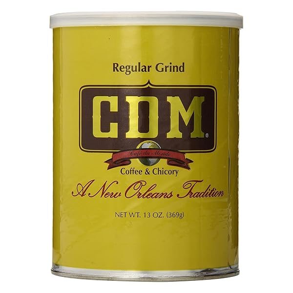 CDM GROUND COFFEE & CHICORY REGULAR GRIND, 13OZ...