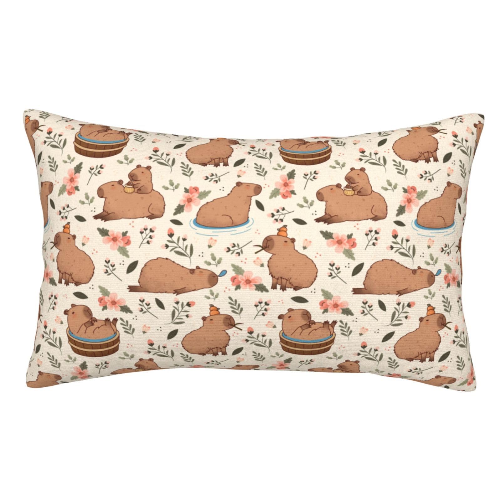 Photo 1 of Capybaras Pillow Cases Pillow Covers Pillow Protector Standard Queen Size, Soft,with Zipper Pillow Case 20"X30"