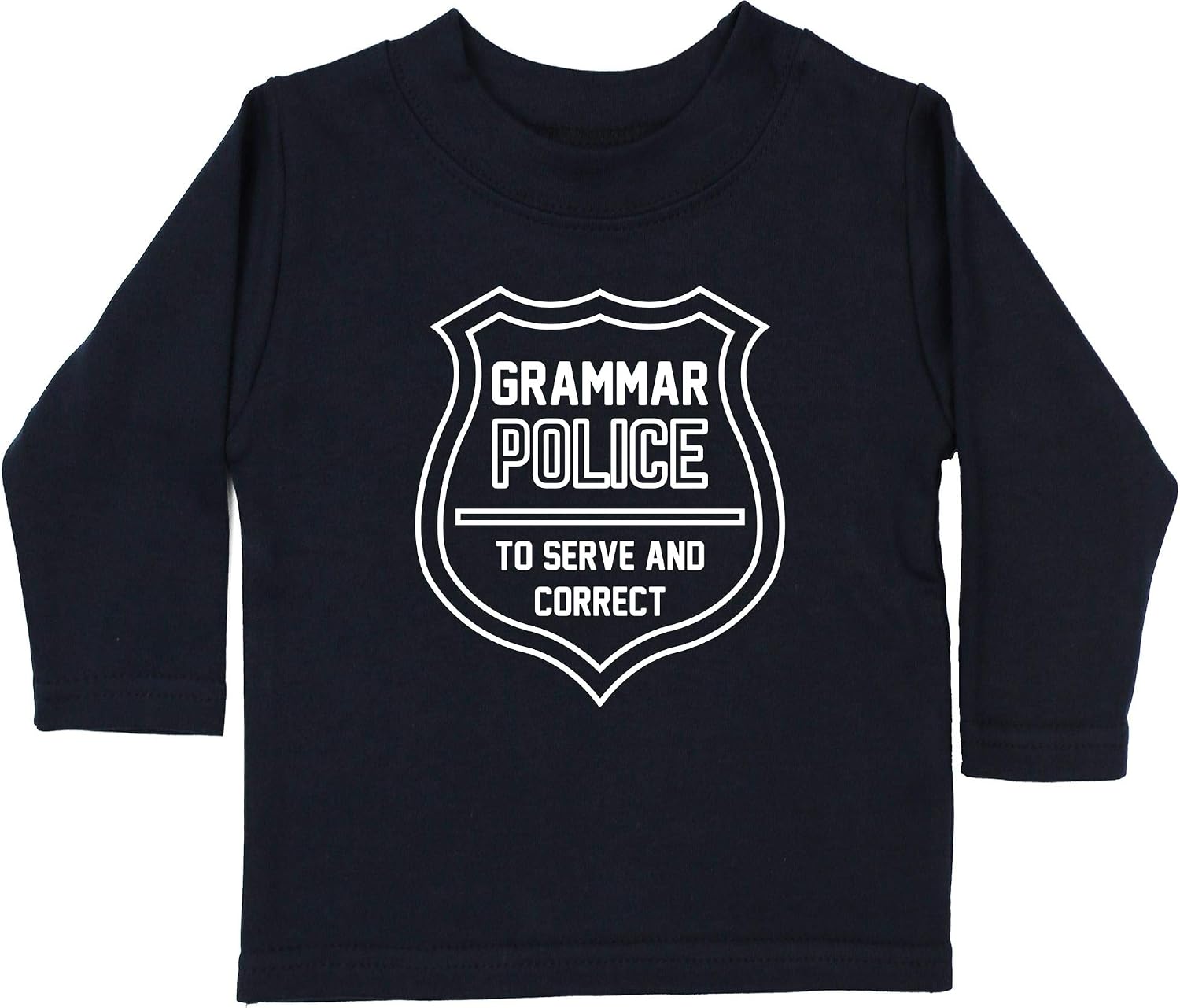 Hippowarehouse Grammar Police to Serve and Correct Baby Unisex tShirt