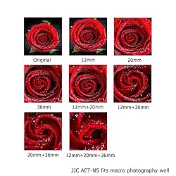 JJC F Mount Auto Focus Macro Extension Tube Set for