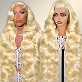 raztcrb 613 Lace Front Wig Human Hair 13x6 Blonde Wig Human Hair 613 Body Wave HD Lace Frontal Wigs Human Hair Pre Plucked Blonde Lace Front Wigs for Women 30 inch