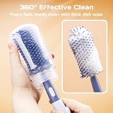 Alyvisun Silicone Bottle Brush Set Teat & Straw Brush Baby 3 in 1 view 5