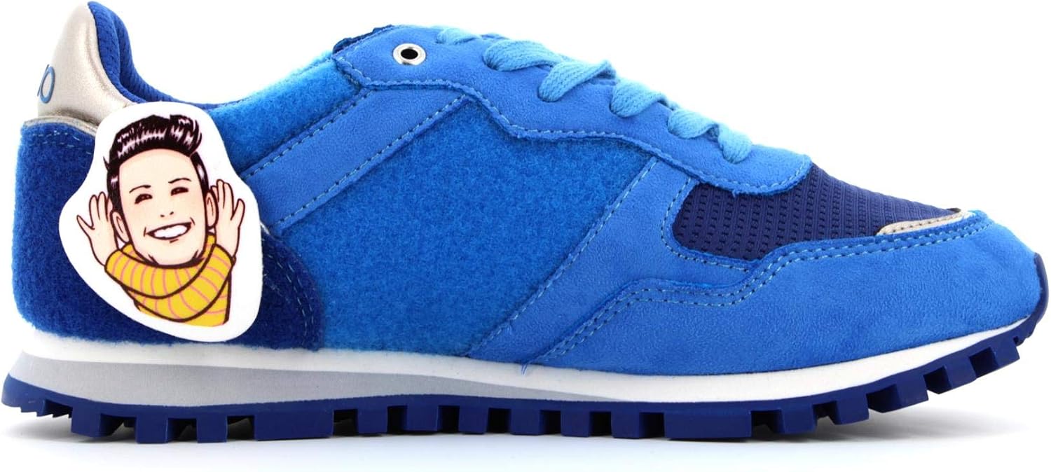 Scarpe per bambine e ragazze Liu-Jo Me Contro Te Sneakers Lacci  Bimbo/Ragazzo in Tessuto e Velcro Adesivi 4XX799TX08100009 urban-earth.co.uk