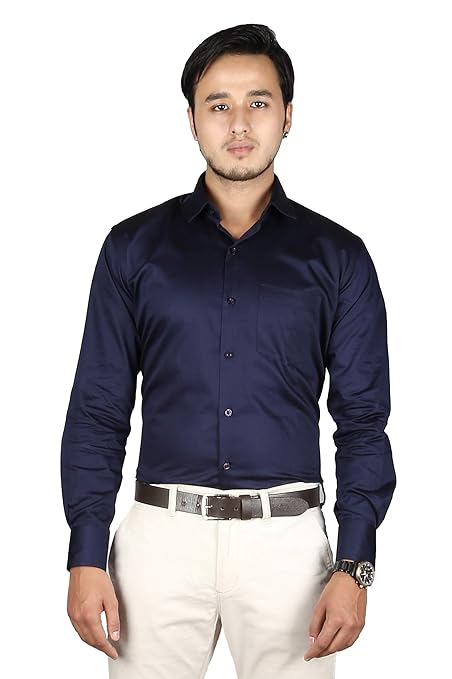 Buy MarcO'Polo Mens Slim Fit Formal Shirt (Blue) at Amazon.in