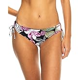 Roxy Women's Side Tie Cheeky Bikini Bottoms – Low Rise Swimwear, UPF 50+ Sun Protection