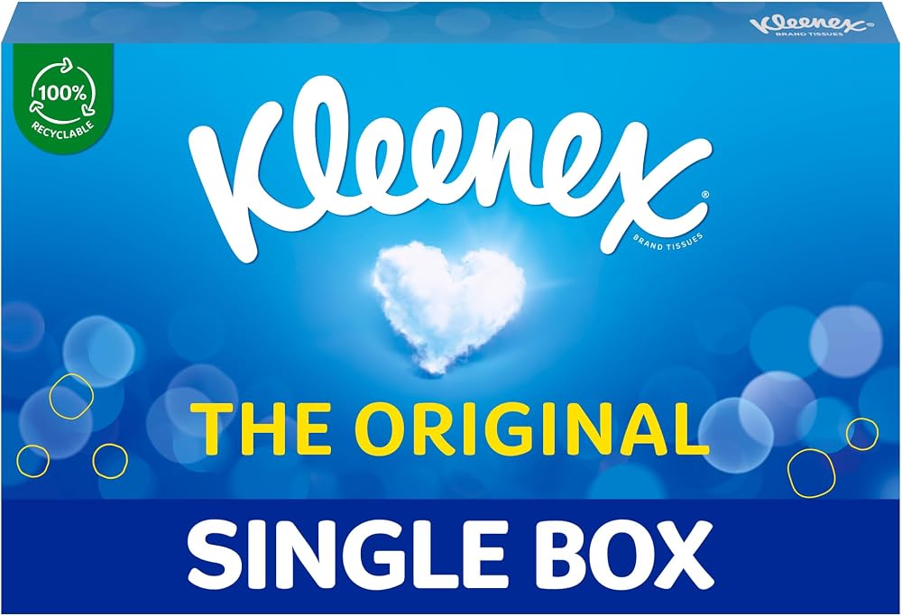 Kleenex Tissues Original Tissues 1 Box Brand Kleenex